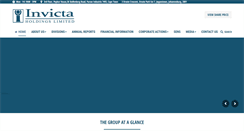 Desktop Screenshot of invictaholdings.co.za